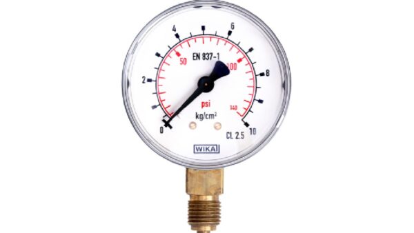 Pressure Gauge 2.5" Dial Range 0-40kg/cm2,1/4 BSP Complete SS