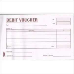 Debit Voucher Book