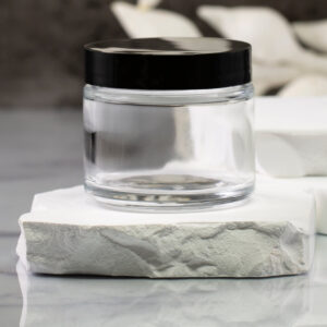 35MM Flat Glass Jar-Clear
