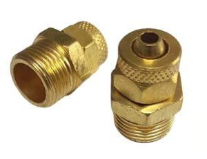 PU Female Connector 3/8"X8 OD