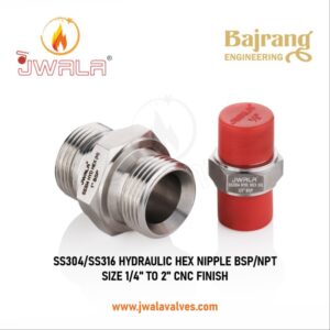 SS Hose Nipple 50mm 2"
