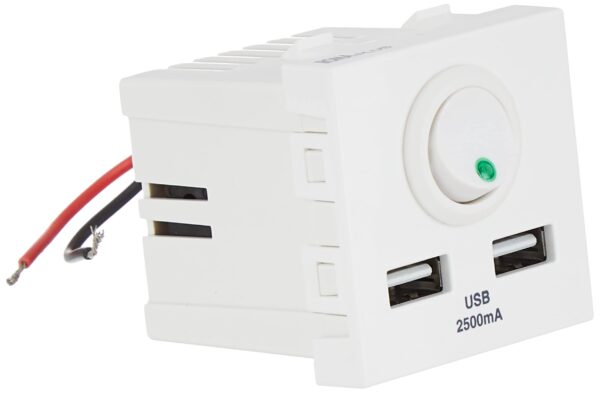 Roma Make 6Amp Switch,Socket,Telephone Jack,USB Charger