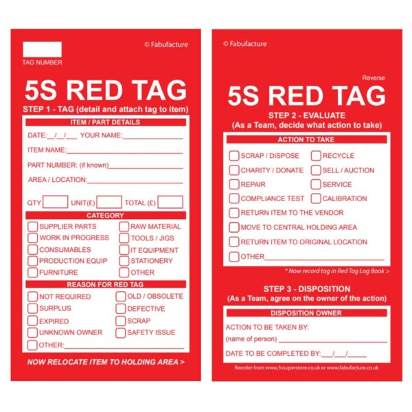 Red Tag Card