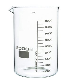 SS Teflon Coat Stirrer for 2 ltr Glass Beaker