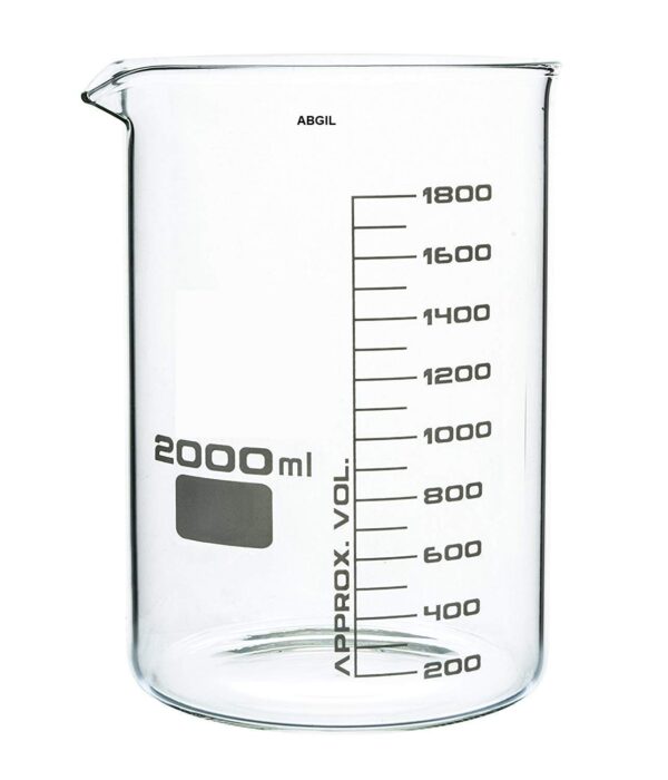 SS Teflon Coat Stirrer for 2 ltr Glass Beaker