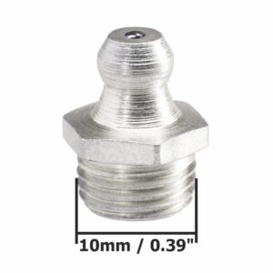 M10 *1 Straight Grease Nipple