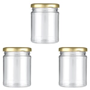 200ml Empty Tin Cont with Lid (Golden)