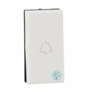 Legrand 6A Bell Push 1W 1M White NRI