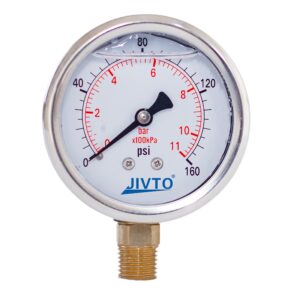 Pressure Gauge Bar 0-160