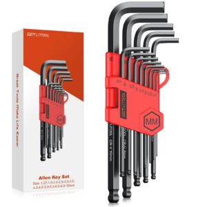 Allenkey Set Long Ballnose 1.5-10.0 CRV