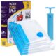 Kurtzy Reusable Ziplock Vaccum Bags With Travel Hand Pump