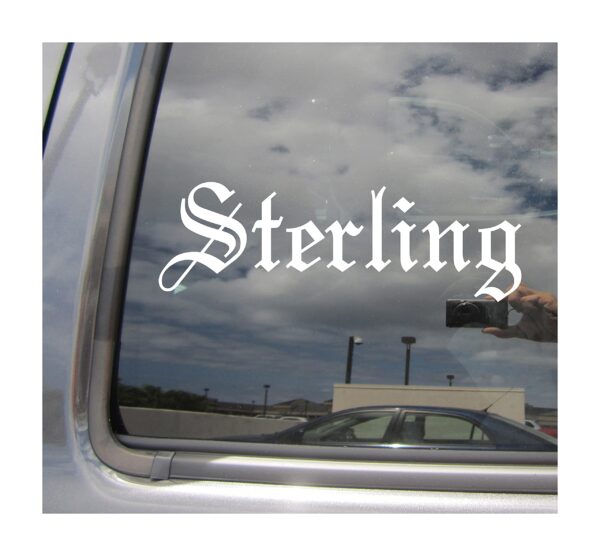 English Lettering Sterling