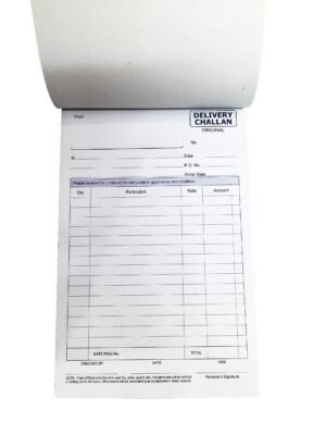 Delivery Challan Book