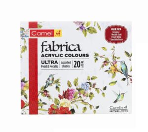 20 Fabrica Acrylic Color Camlin