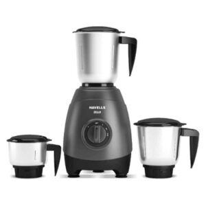 Havells Zello 750W, Black Mixer Grinder with 3 Jars