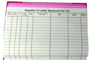 8 Quire Inward Outward Register