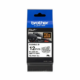 Tape Laminated Black on White 12mm