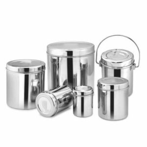 Air Tight Dabba (Plastic/Steel) 1kg