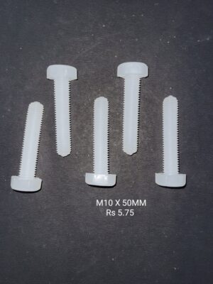 Plastic (Nylon) Nut Bolt (M10*50) (Nut M10)