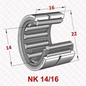 NK 14/16 OG IKO Bearing