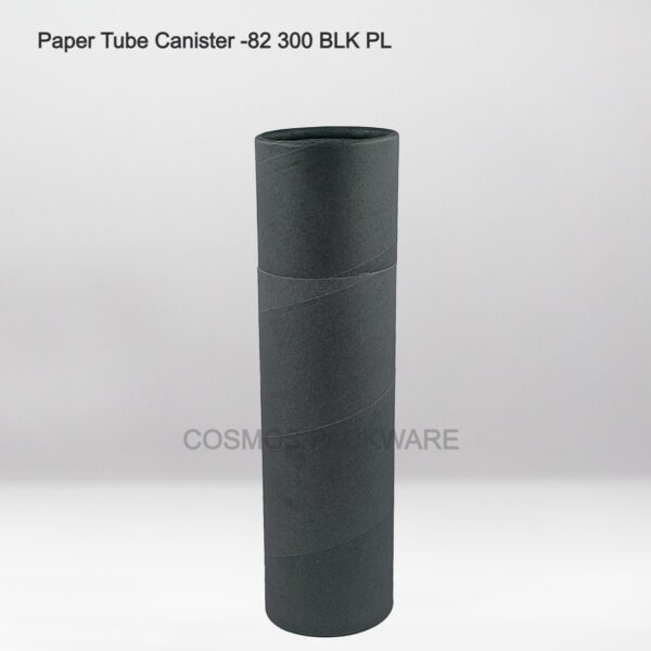 Plastic Paper Tubing Black