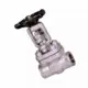 25mm Forged Steel Globe Wheel Valve