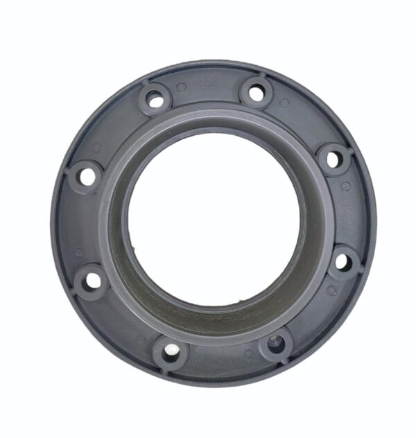 Hard PVC Flange Size 8" (Black)