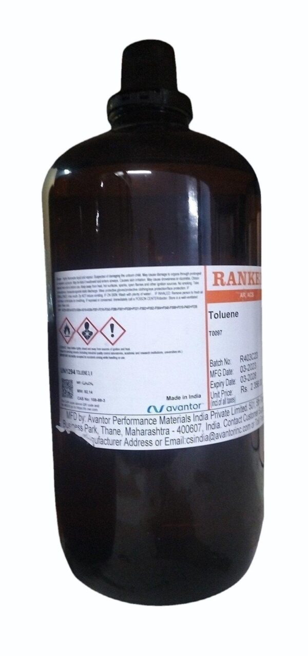 Toluene AR Grade 2.5 Ltr