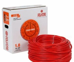 Polycab 1Sq.mm Wire 90Mtr Red