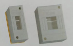 MB 1/2 MCB Box PVC With Metal Base