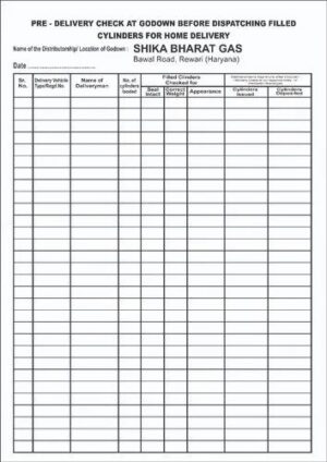 Stationery Issue Slip Book