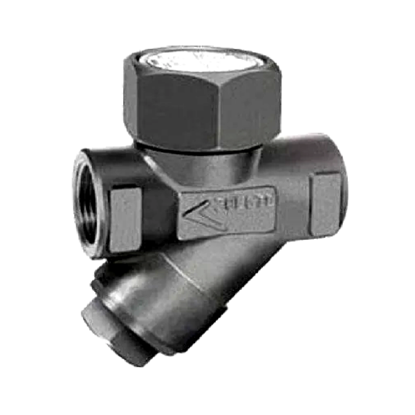 Trax Thermodynamic Steam Trap With 1/2" Hex Nipple And Bend 32 Bar/230 C 1/2" Input And 1/2" Output Female Threading
